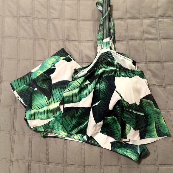 Avidlove Women Floral Tummy Control Swimsuit Two Piece High Waist Bathing Suit - Picture 5 of 14